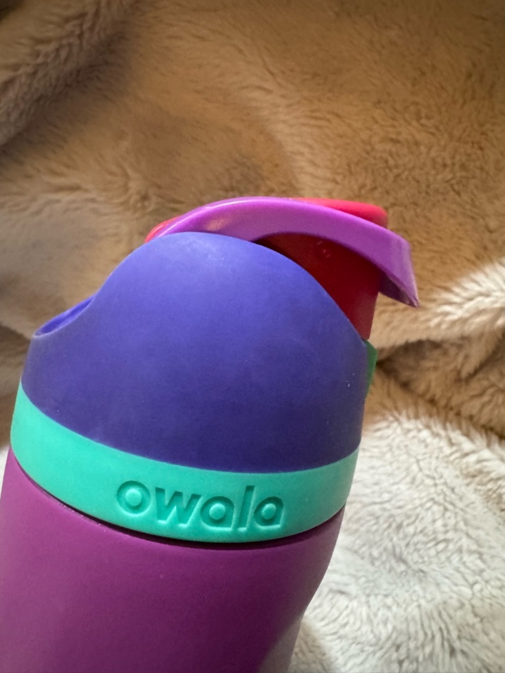 Owala Pink & Purple Stainless Water Bottle with Teal Accent Straw Not Included - Picture 4 of 8